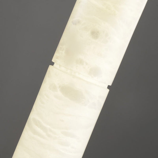 Aria Brushed Brass Alabaster Pendant Lamp – Elegant Ceiling Light