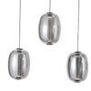 Modern Elliptical Glass Chandelier