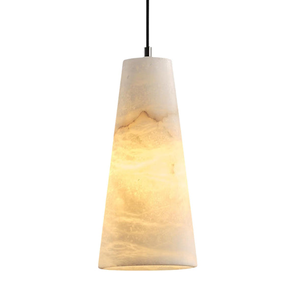 Modern Spanish Alabaster Mini Pendant Light – Round Design Black-1