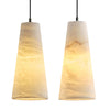 Modern Spanish Alabaster Mini Pendant Light – Round Design Black-2