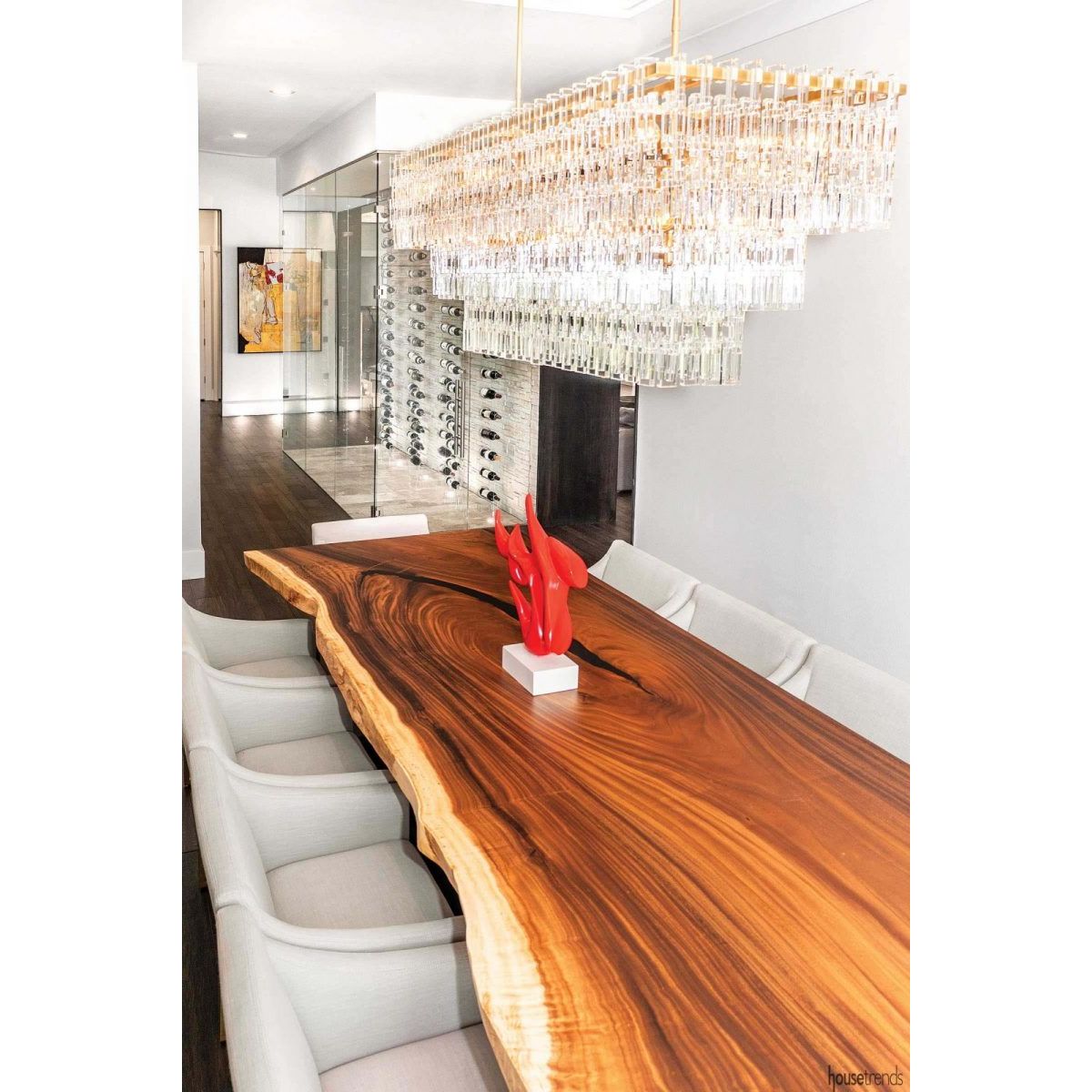 Kensington Rectangle Crystal Chandelier - Kavker