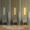 Modern Spanish Alabaster Pendant Light – Long Single Head Design