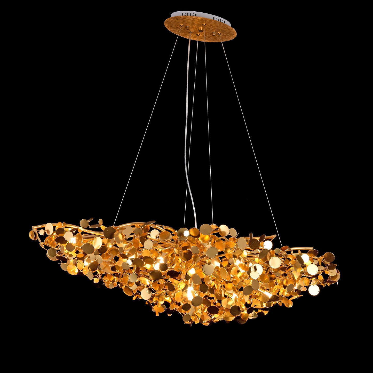 Plutot Oval Penny Chandelier - Kavker