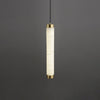 Aria Brushed Brass Alabaster Pendant Lamp – Elegant Ceiling Light