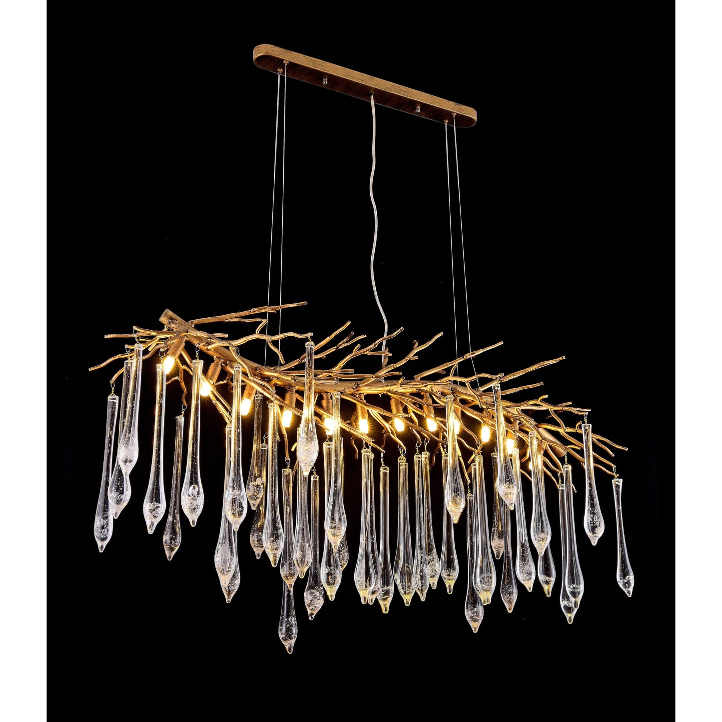 Opal Linear Organic Branching Chandelier - Kavker -