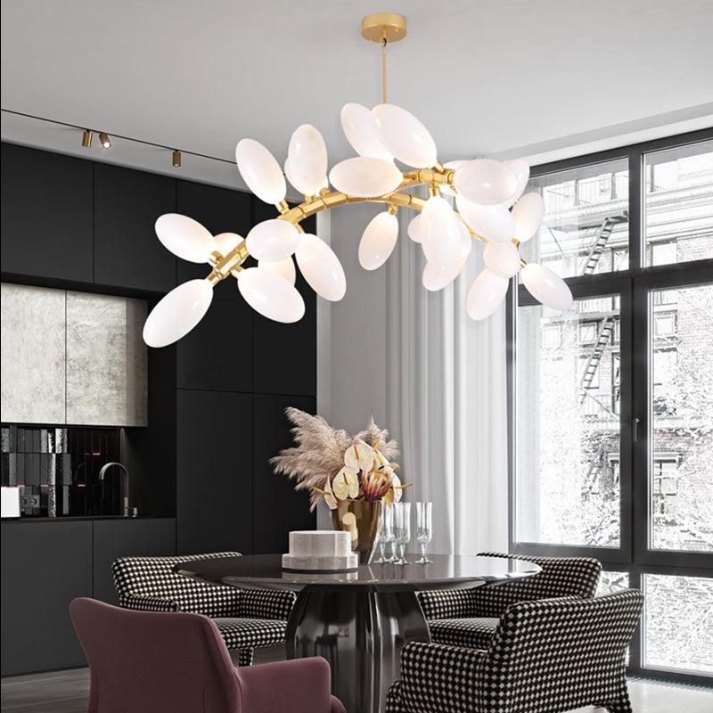 Fashion Grape Linear Chandelier 57" L-Kavker