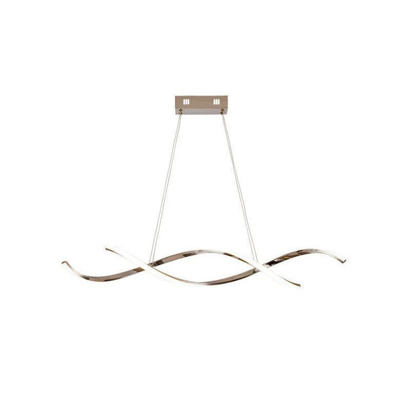 Gentle Waves Modern Pendant Light with Adjustable Finish