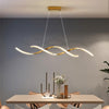 Gentle Waves Modern Pendant Light with Adjustable Finish