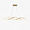 Gentle Waves Modern Pendant Light with Adjustable Finish