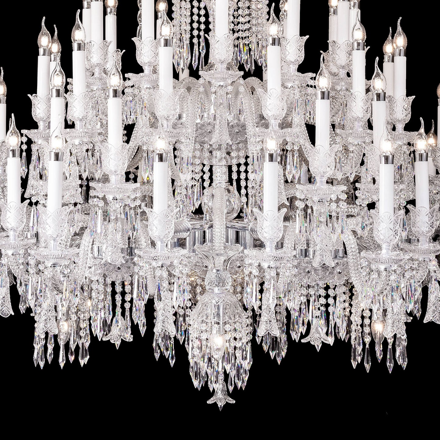 Huge Baccarat Museum Crystal Chandelier-Kavker
