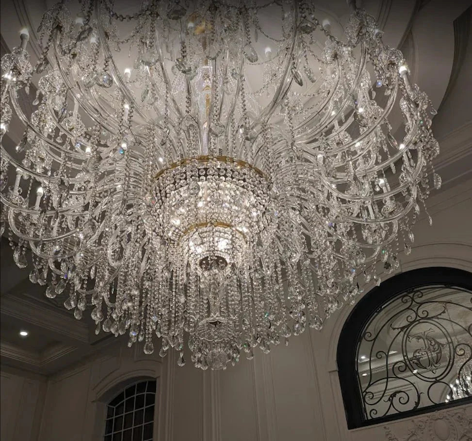 Allete 72 Light Crystal Arm Maria Theresa Classic Crystal Chandelier - Kavker -