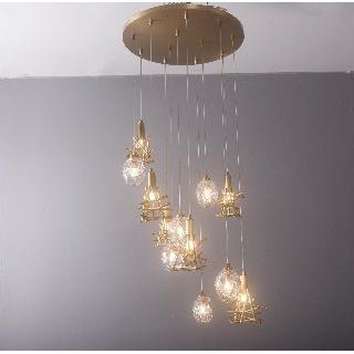 Nest Branching Glass Gem Pendant Light - Kavker