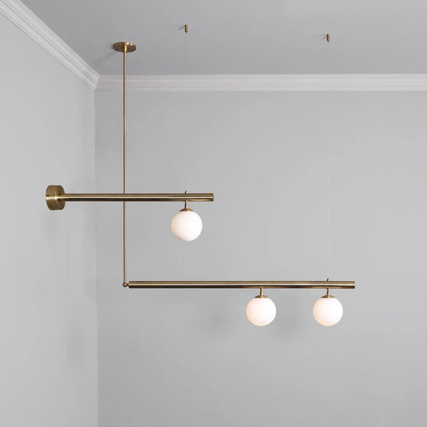 Vakkerlight Satellite Geometric Modern Ceiling Pendant Light – Gold/Black/Brass