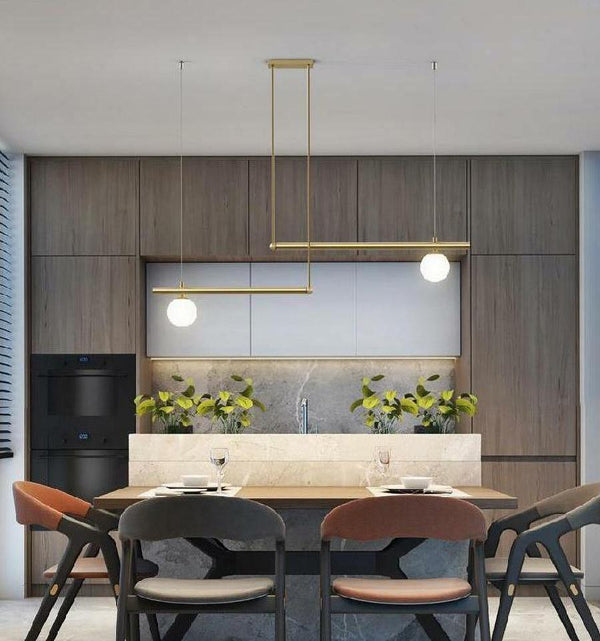 Vakkerlight Satellite Geometric Modern Ceiling Pendant Light – Gold/Black/Brass