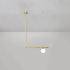 Vakkerlight Satellite Geometric Modern Ceiling Pendant Light – Gold/Black/Brass