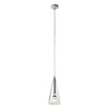 Elegant Tuileries Glass Pendant Light with Chrome Iron Frame