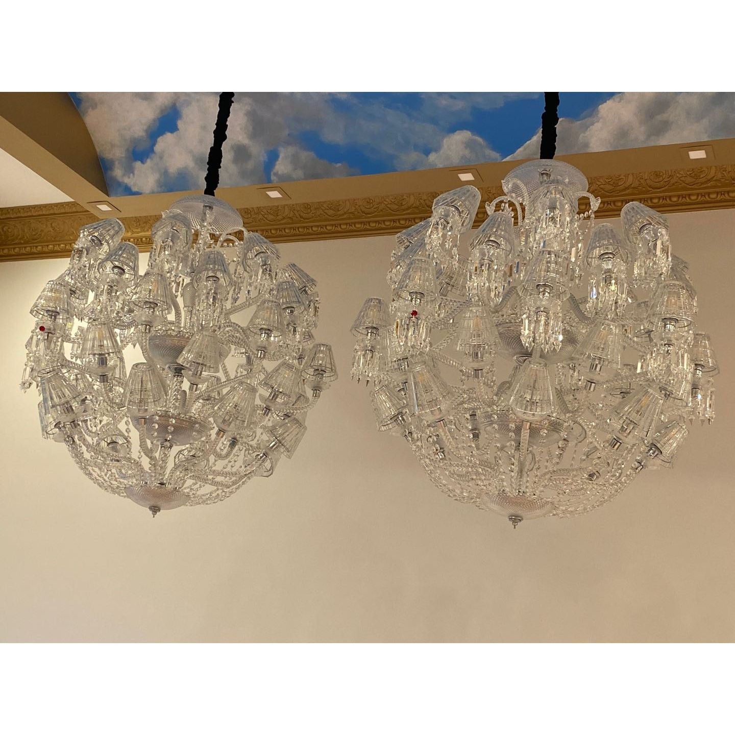 Adeline Leaded Round 50 Light Crystal Chandelier - Kavker