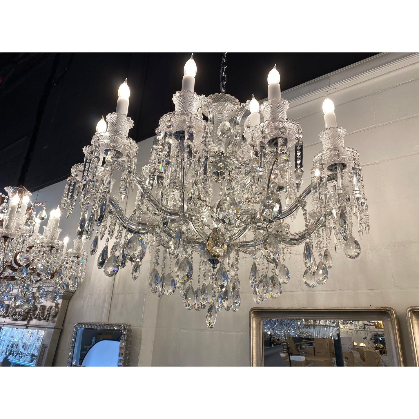 Toussaint Maria Theresa 39" Wide 19L Crystal Chandelier - Kavker