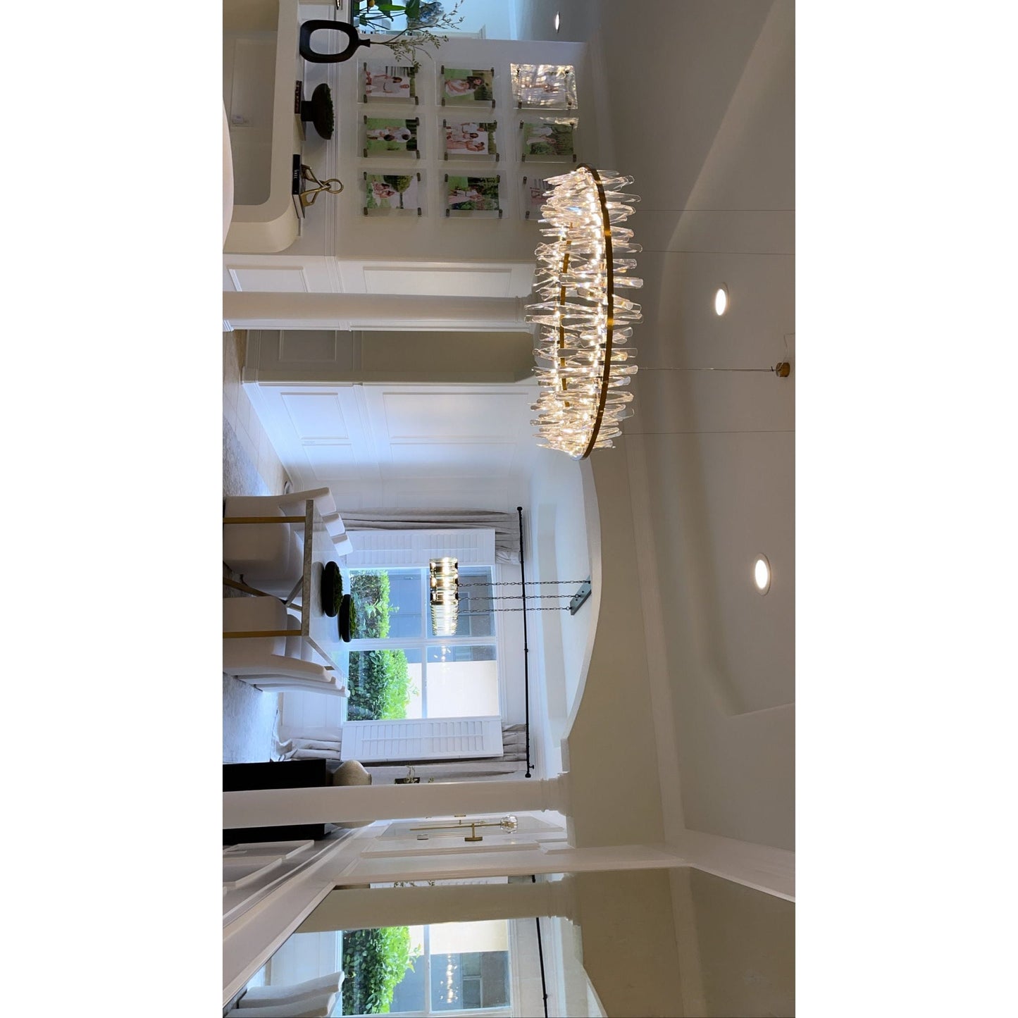 Beneteau Crystal Round Ring LED Chandelier - Kavker