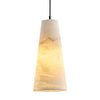 Modern Spanish Alabaster Mini Pendant Light – Round Design Black-1