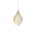 Celeste Flora Ceramic Flower Pendant Light with Brass & White Finish