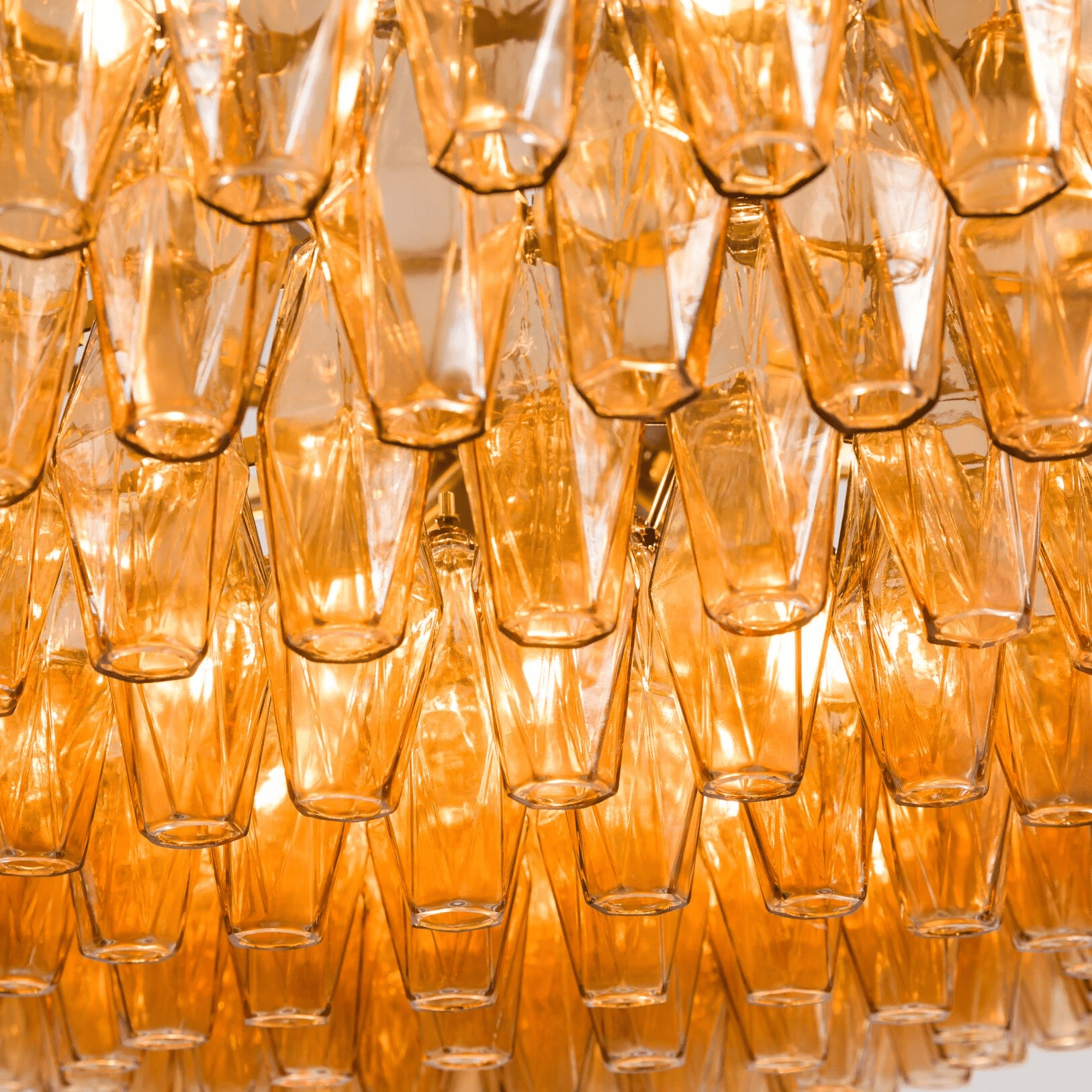 Premium Amber Sorrento Chandelier - Kavker