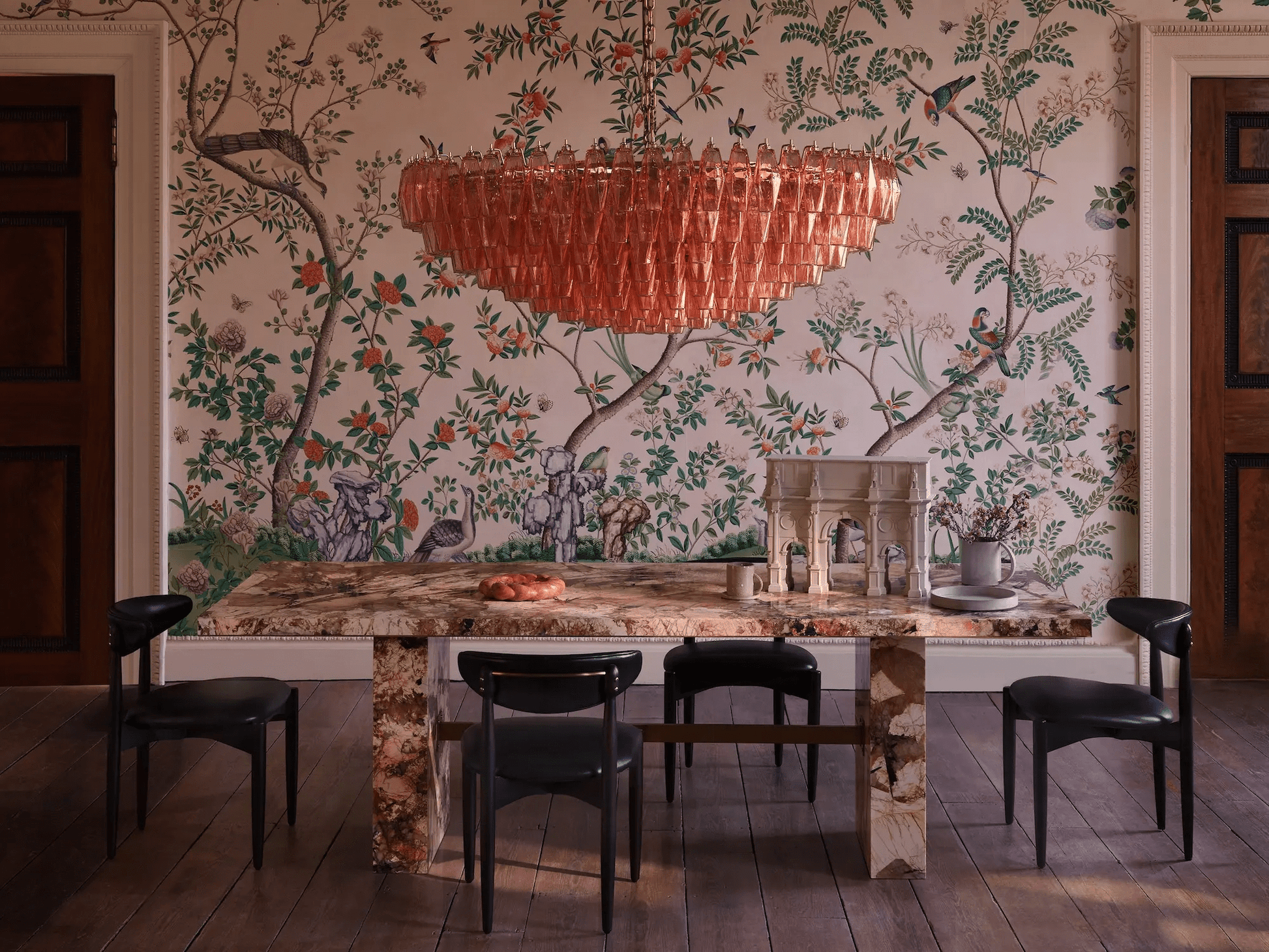 Premium Amber Sorrento Chandelier - Kavker