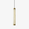 Aria Brushed Brass Alabaster Pendant Lamp – Elegant Ceiling Light
