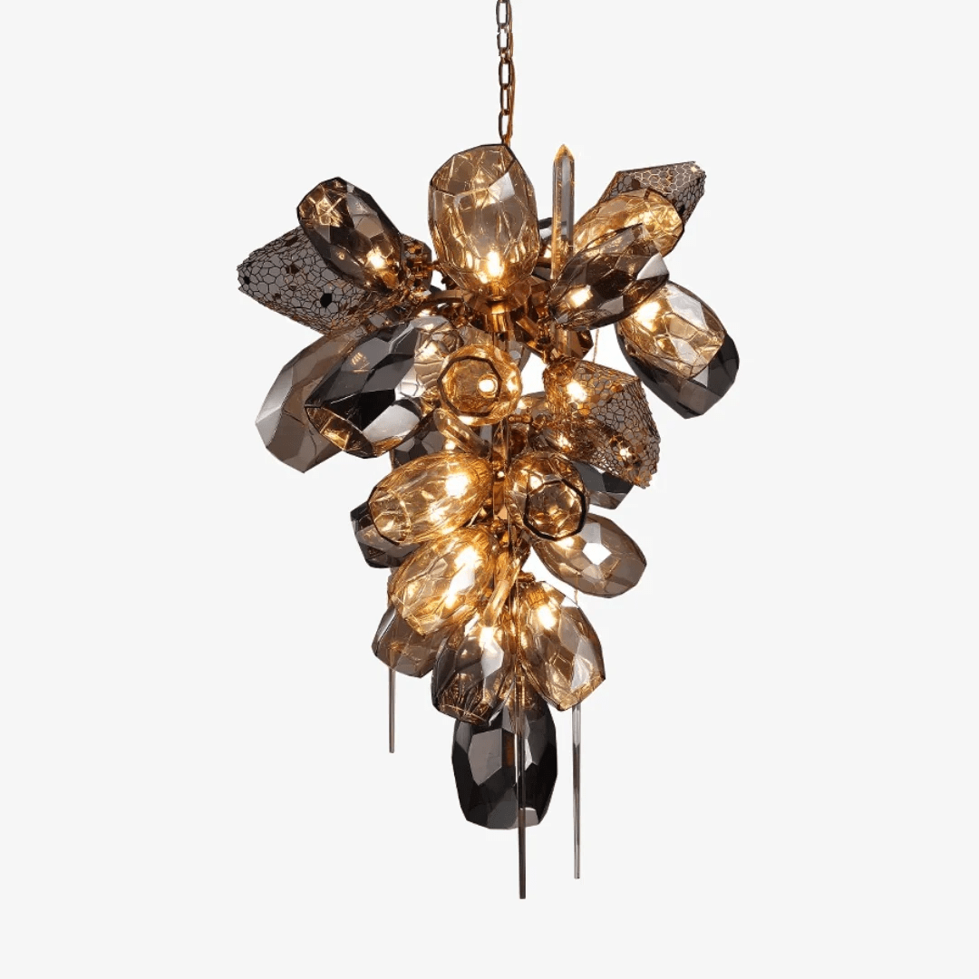 Premium Modern Art Glass Crystal Chandelier - CasaraHouse