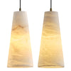 Modern Spanish Alabaster Mini Pendant Light – Round Design Brass-2