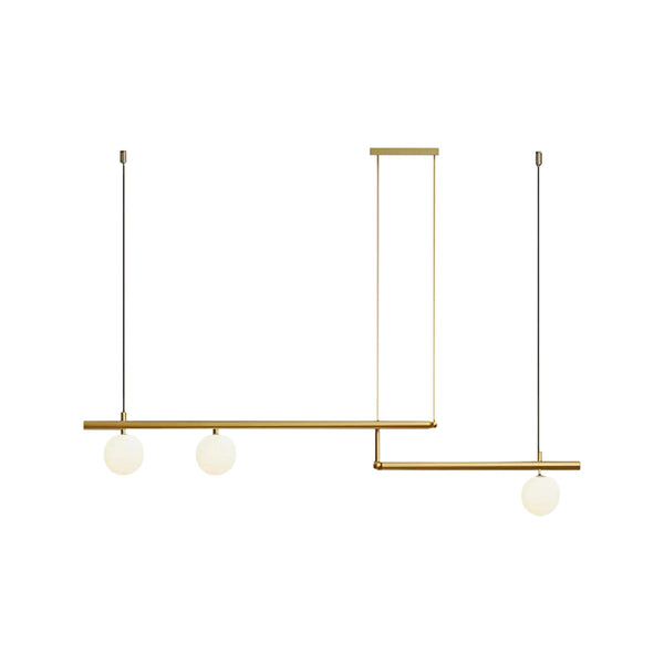 Satellite Geometric Modern Ceiling Pendant Light – Gold/Black/Brass