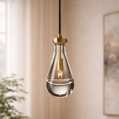 Waterdrop Glass LED Pendant Light