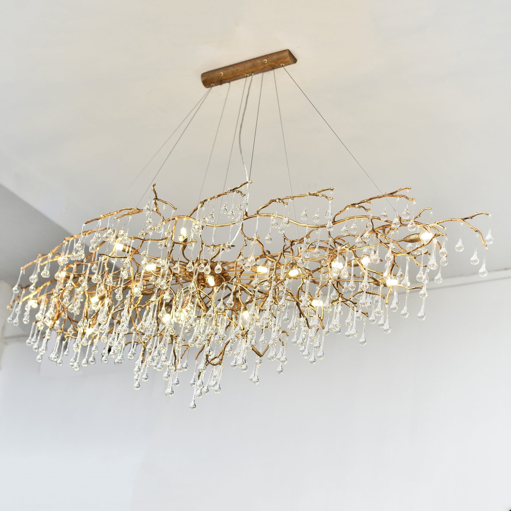 Livio Oval Branching Teardrop Chandelier - Kavker