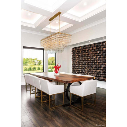 Kensington Rectangle Crystal Chandelier - Kavker