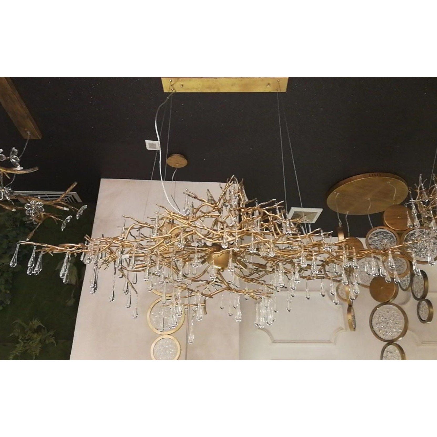 Livio Oval Branching Teardrop Chandelier - Kavker