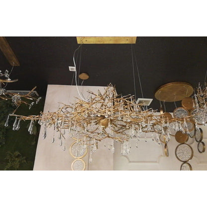 Livio Oval Branching Teardrop Chandelier - Kavker