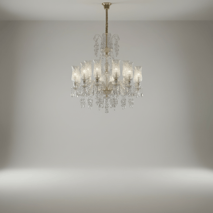 24 Light Marbella Garnier Crystal Chandelier - Chandelier