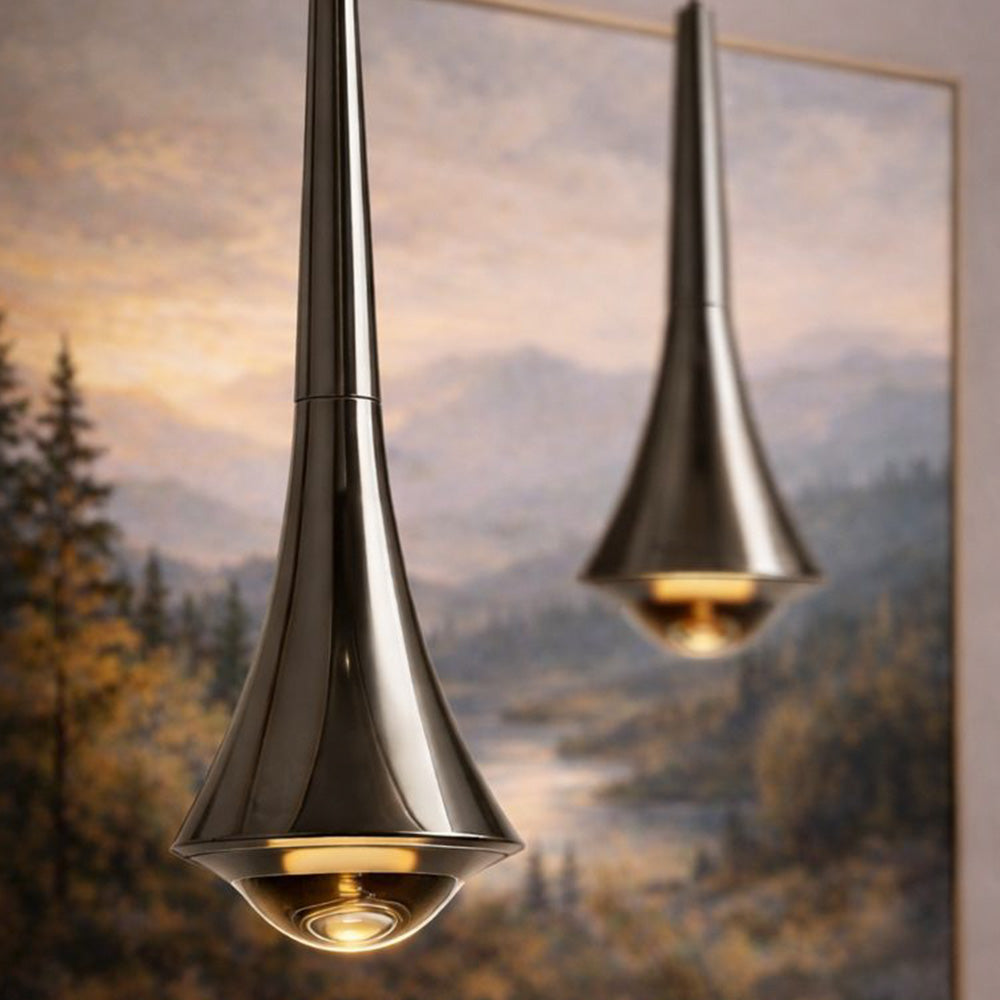 Bell-Shaped LED Single-Head Pendant Light