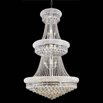 30X50 Inch 32 Lights French Empire K9 Crystal Chandelier