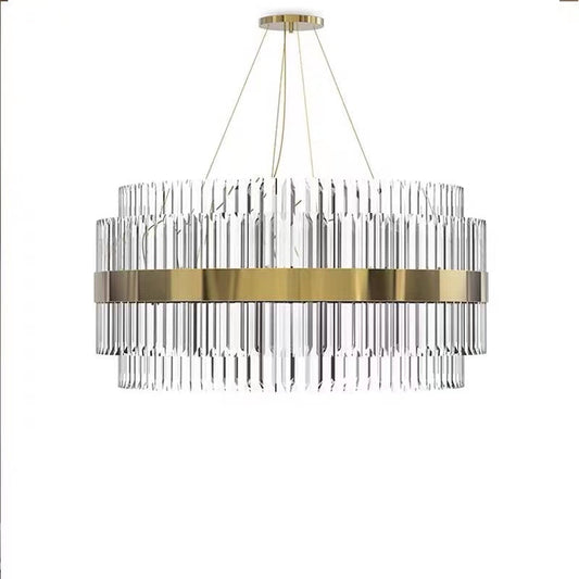 Modern Round Crystal Chandelier For Living Room/Bedroom-Kavker