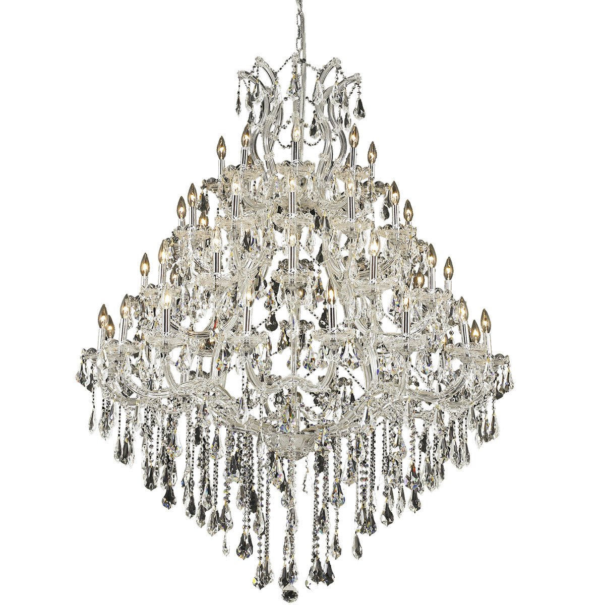 Leyla Maria Theresa 55 Light Crystal Chandelier - Kavker - Frame Finish