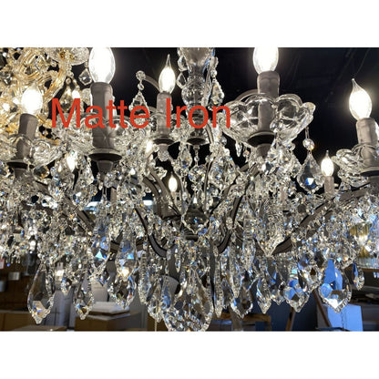 50 Light 60” Rococo Maria Theresa Crystal Chandelier - Kavker - 