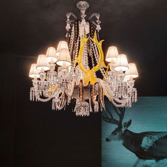 Antlers Antoinette15 Light Crystal Chandelier - Kavker -