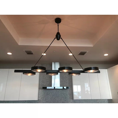 Maplewood 6-Light Kitchen Island Pendant - Kavker