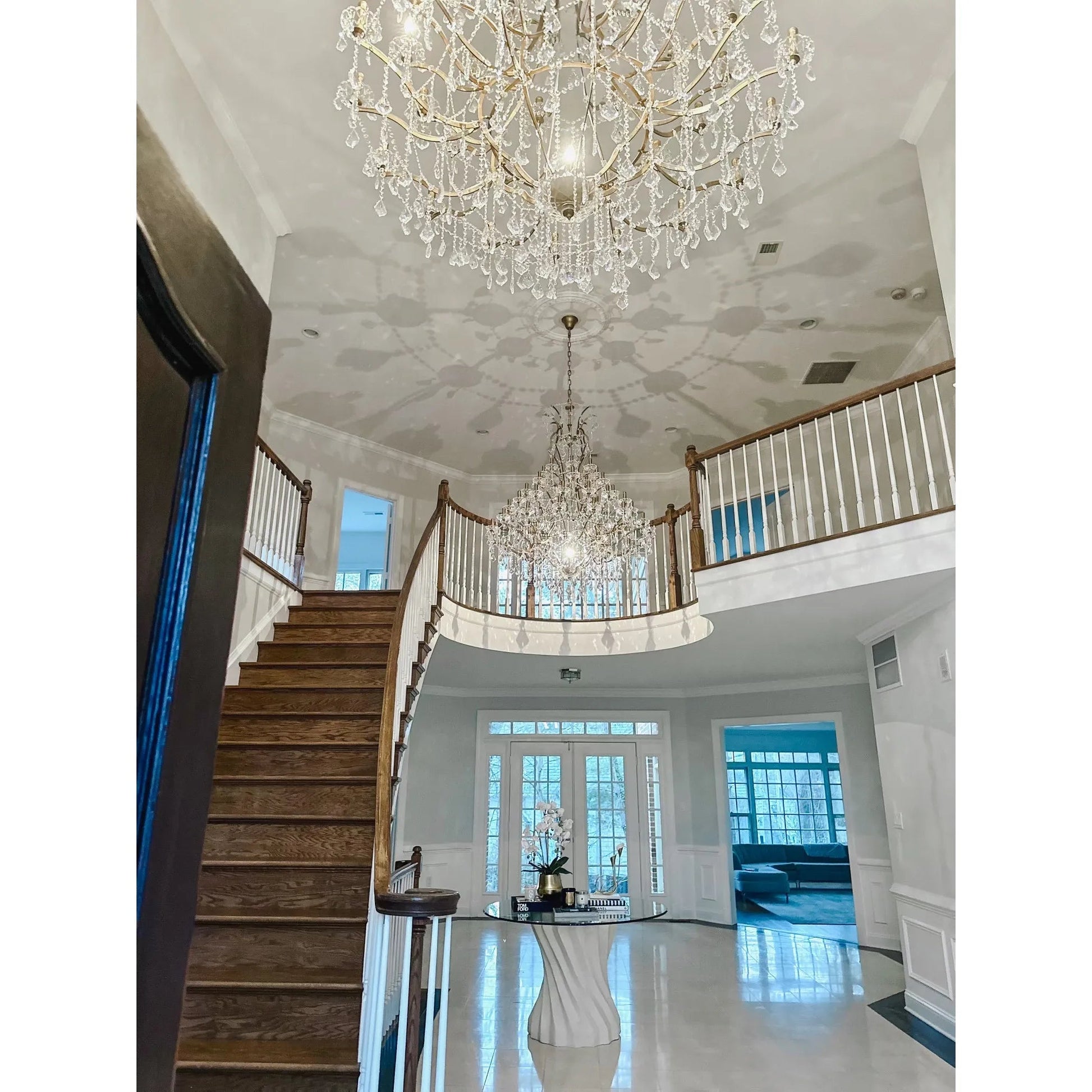 50 Light 60” Rococo Maria Theresa Crystal Chandelier - Kavker