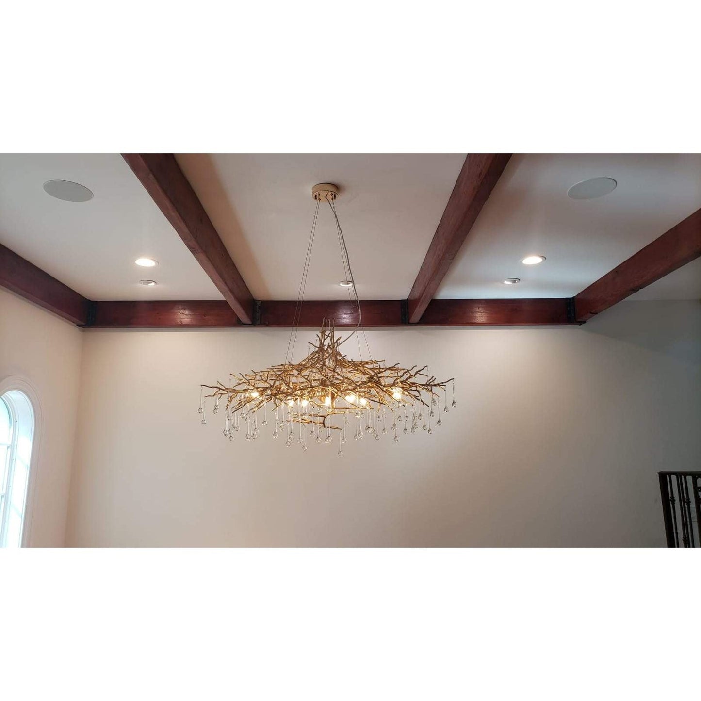 Livio Oval Branching Teardrop Chandelier - Kavker