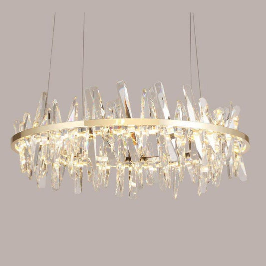 Beneteau Crystal Round Ring LED Chandelier - Kavker - 