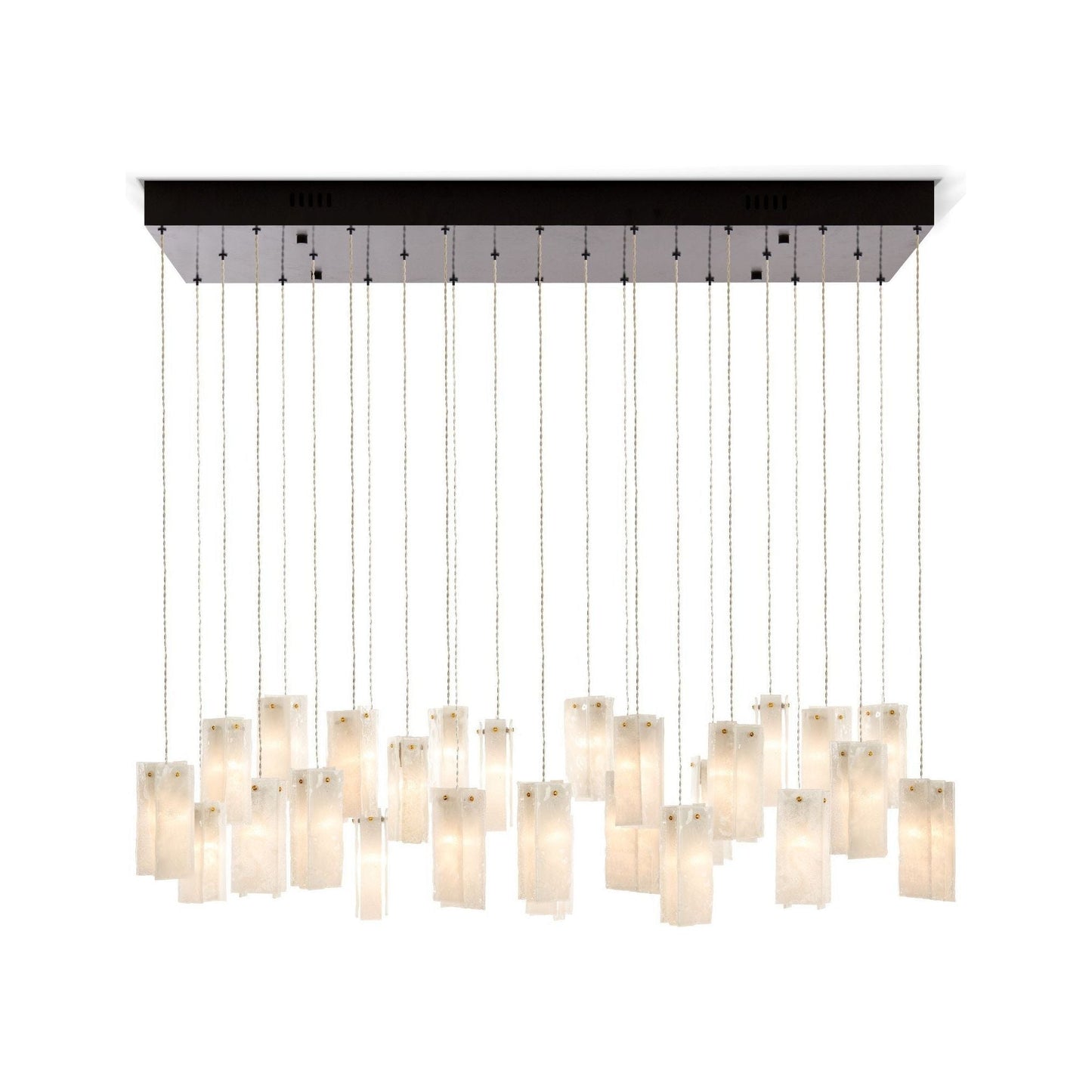 Rain Glass Tile Single Pendant Light - Kavker