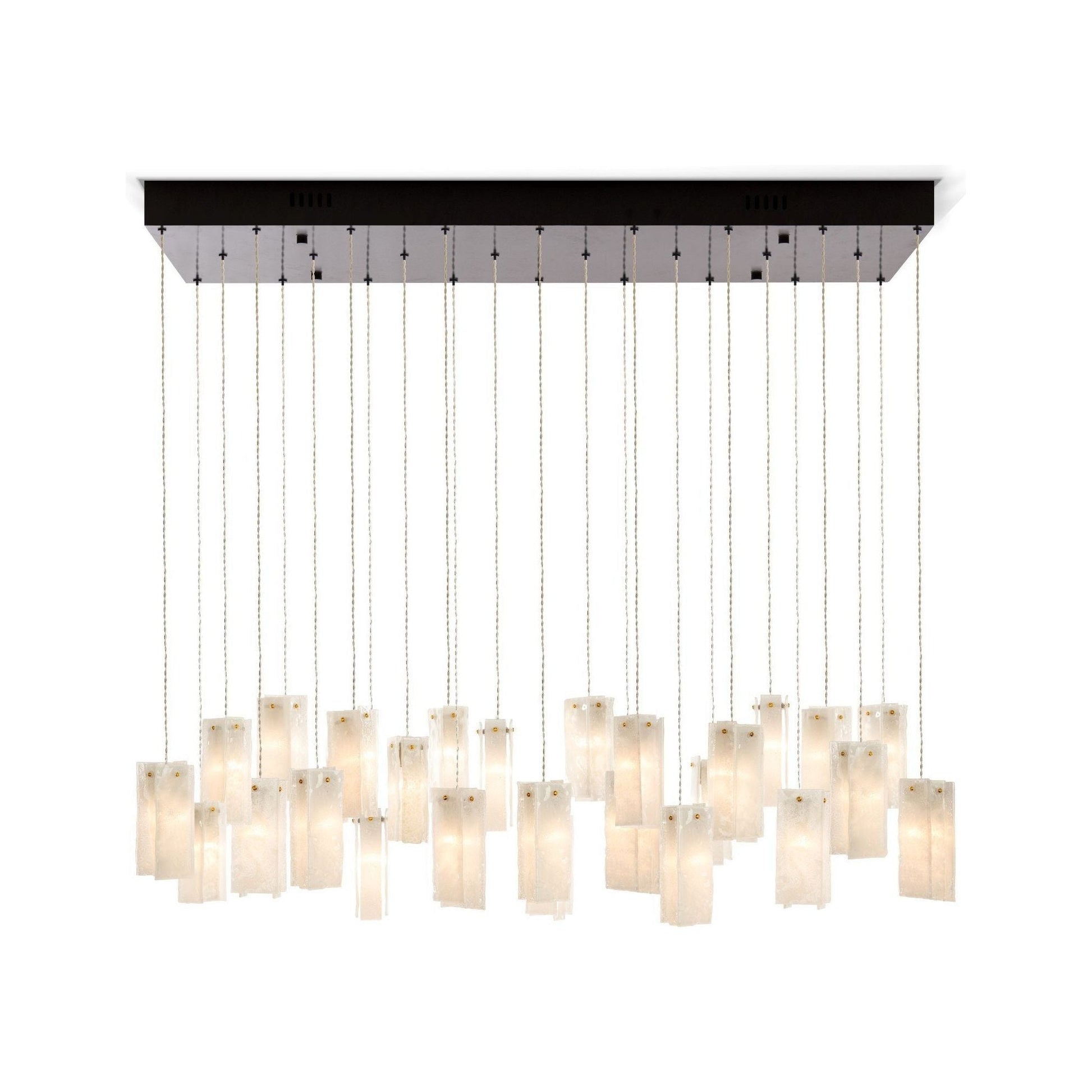 Rain Glass Tile Single Pendant Light - Kavker