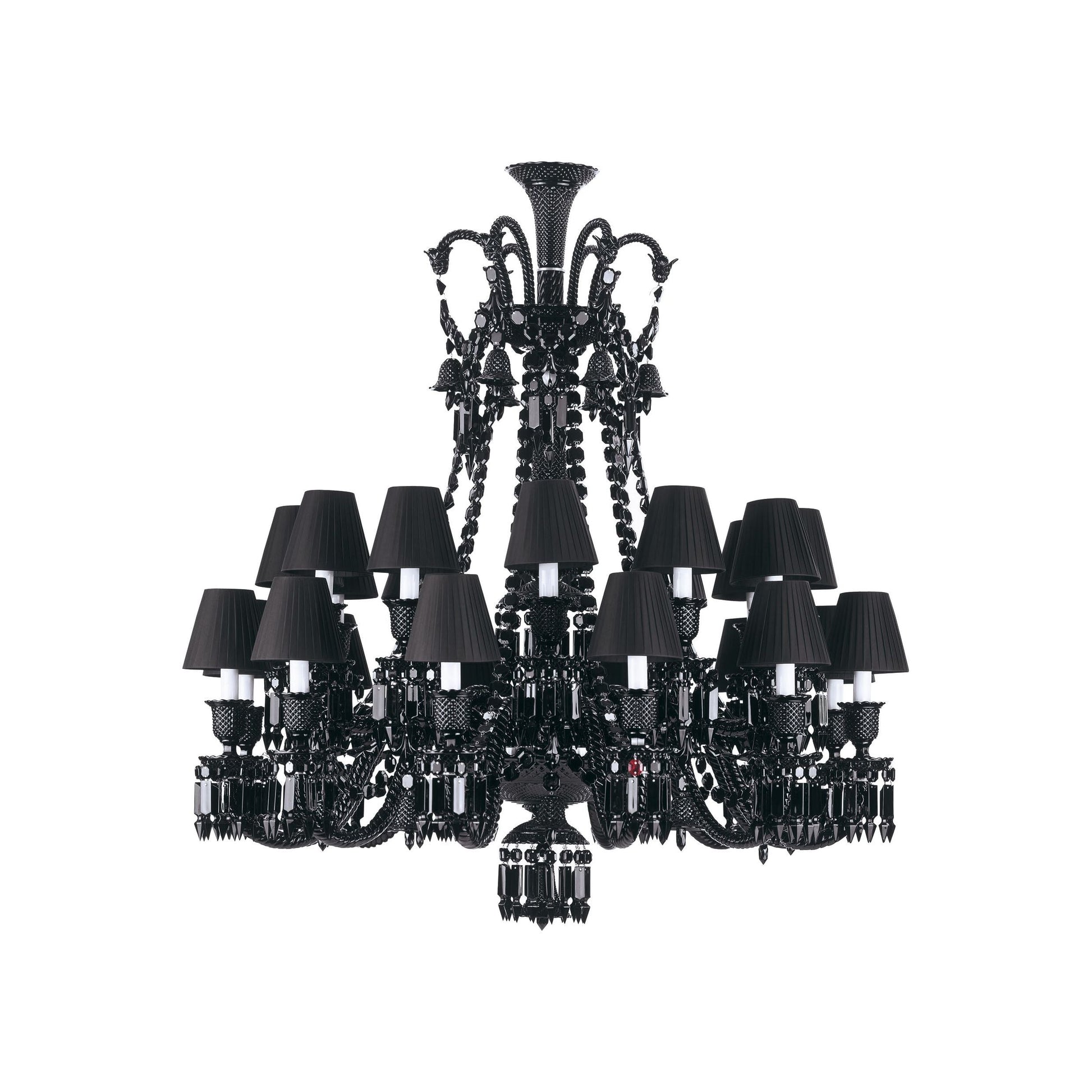Antoinette 24 Light Black Crystal Chandelier - Kavker -